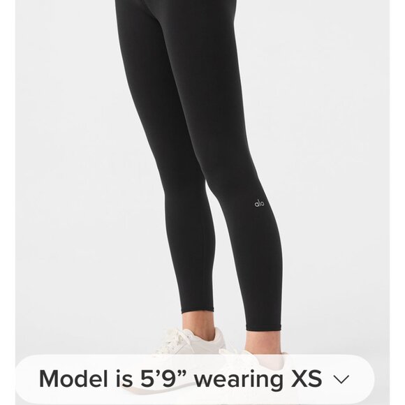 Alo Airbrush High Waist 7/8 Length Black Legging Size XS 🖤 - Picture 12 of 15